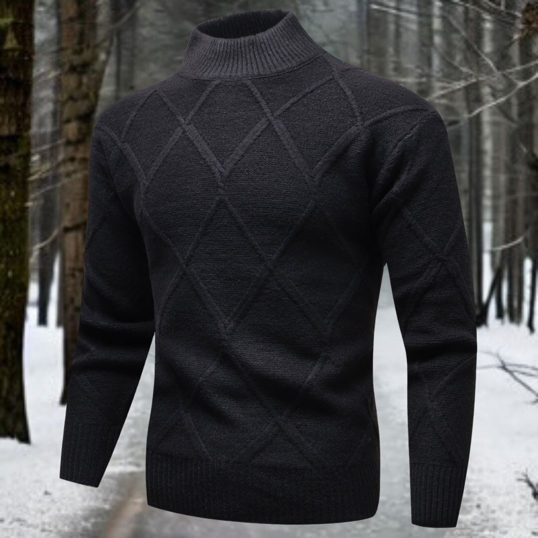 Elegant turtleneck sweater for men