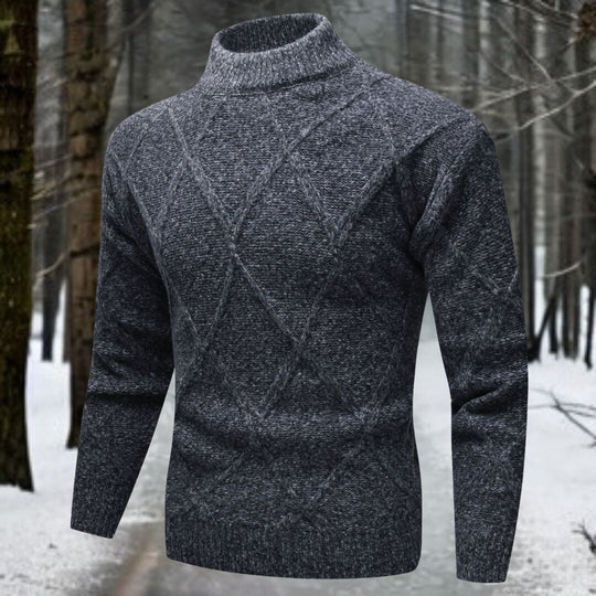 Elegant turtleneck sweater for men