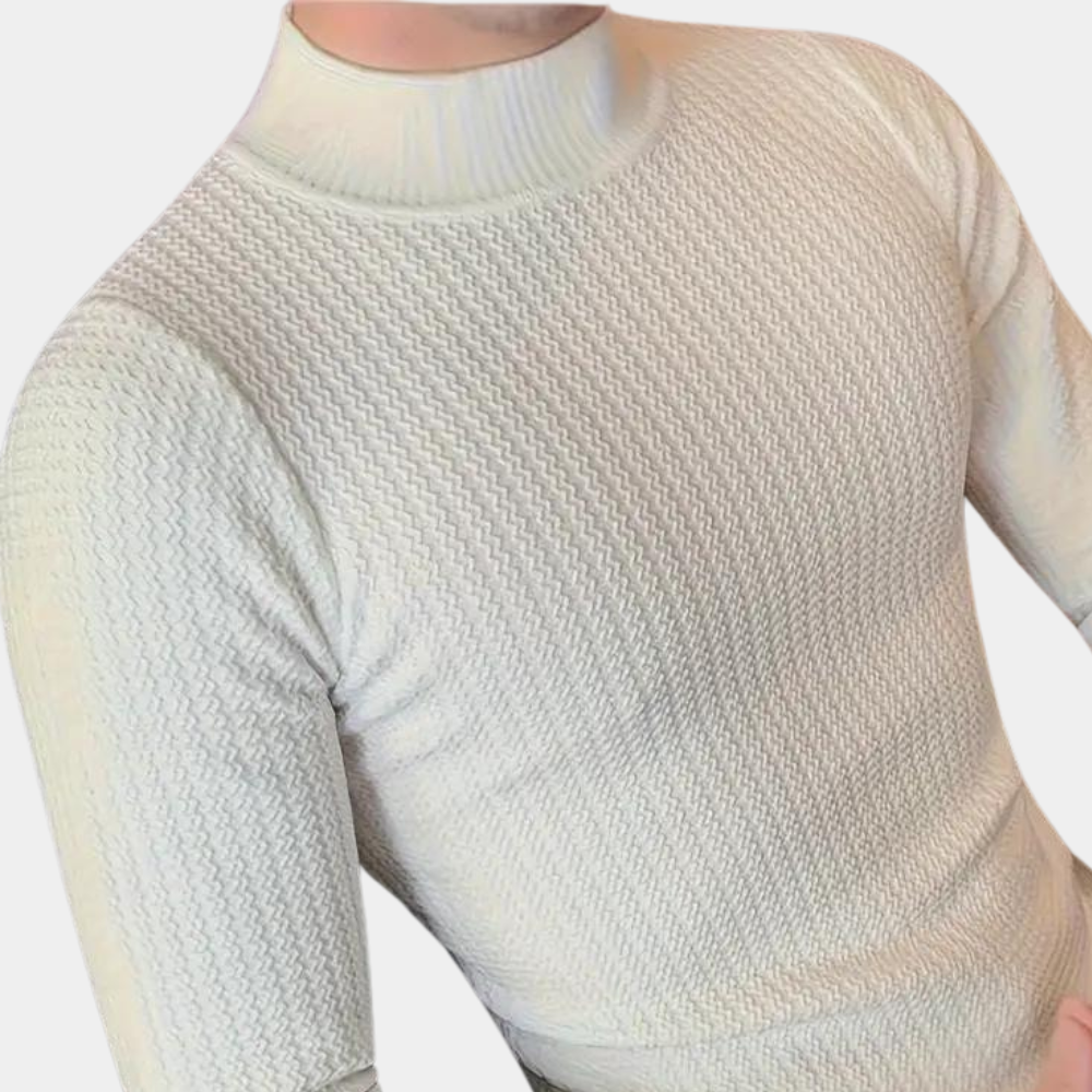 Thermal basic sweater for men