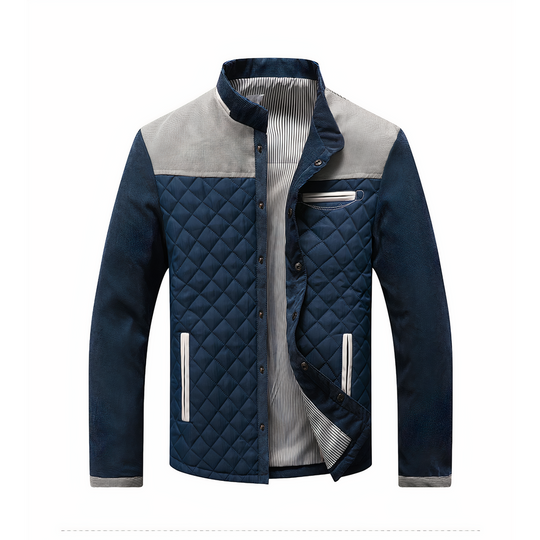 Men's lined zip-up jacket