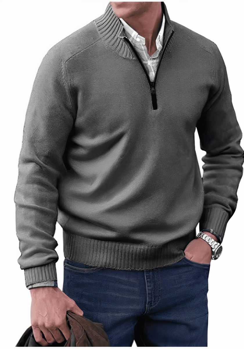 Warm woolen knitted sweater for men