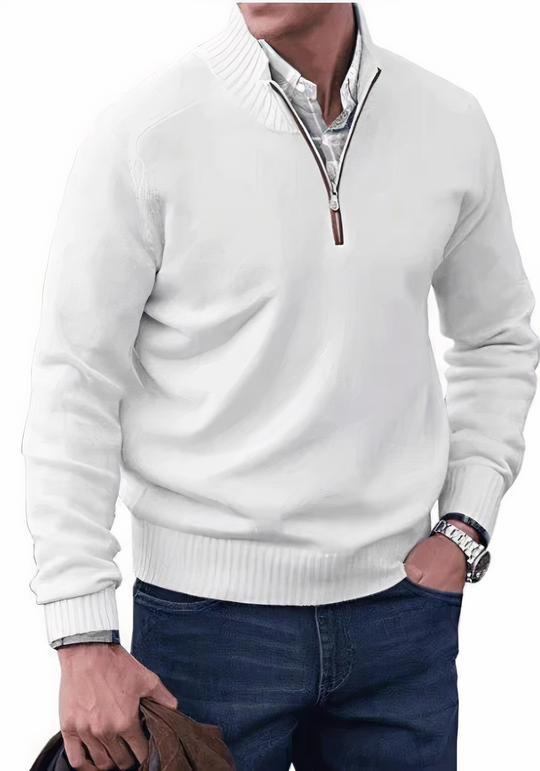 Warm woolen knitted sweater for men