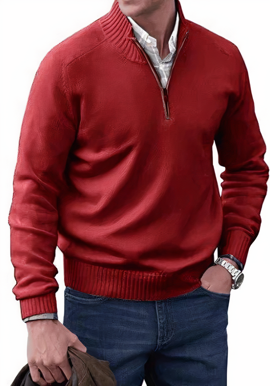 Warm woolen knitted sweater for men