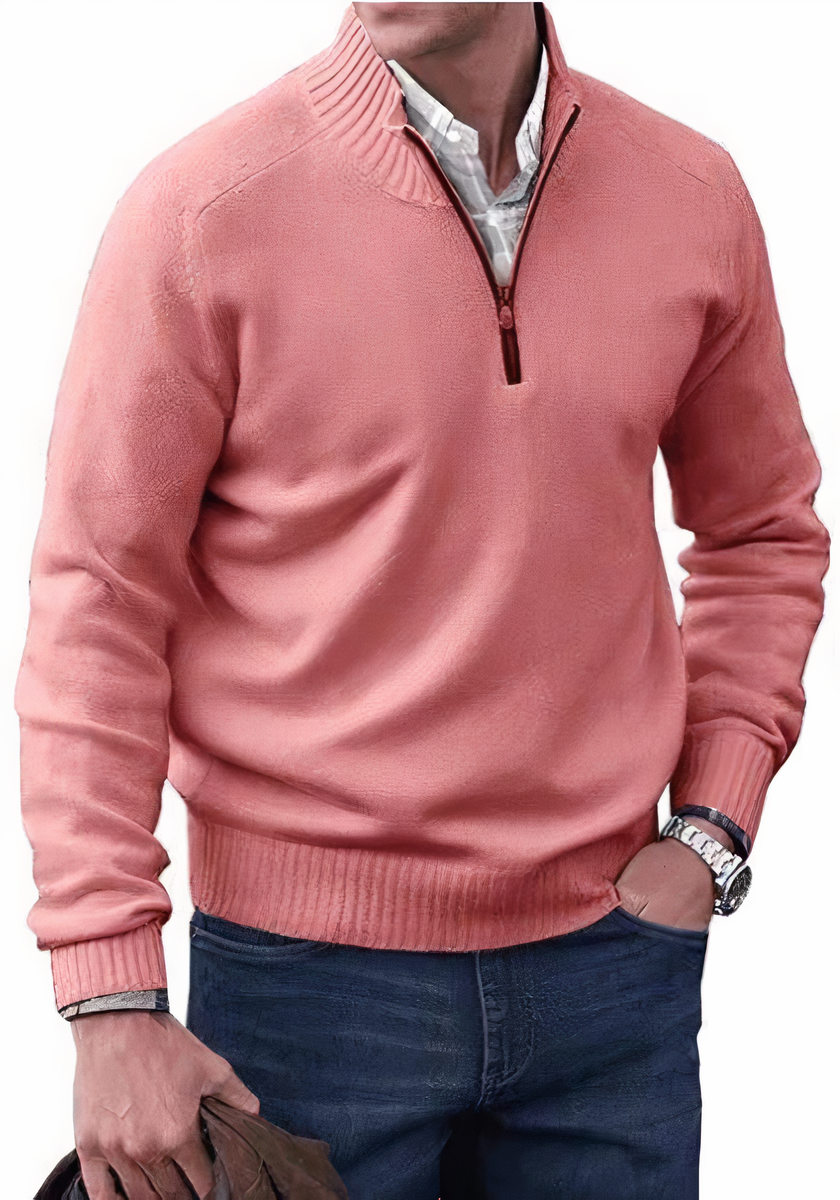 Warm woolen knitted sweater for men