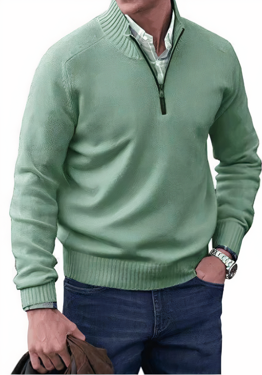 Warm woolen knitted sweater for men