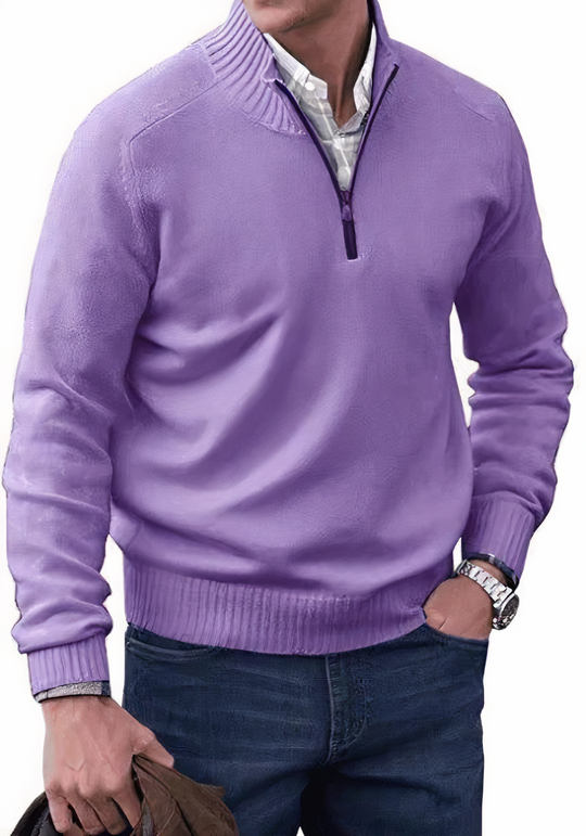 Warm woolen knitted sweater for men