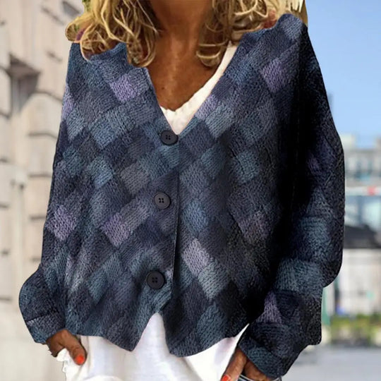 Patchwork Cardigan for Women