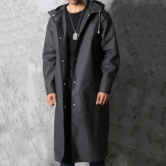 Ultra-light waterproof long coats for men