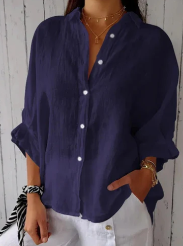 Women's Casual Cotton Linen Blouse