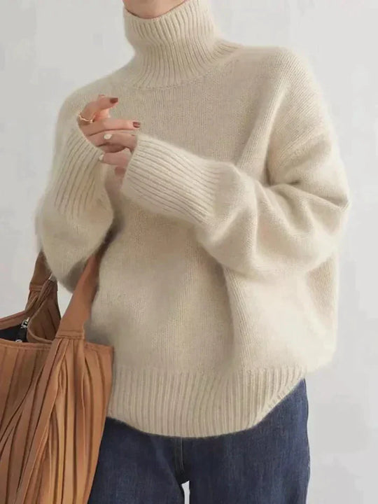 Solid Color Sweater for Women