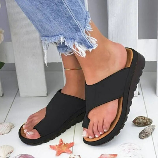 Orthopedic wedge sandals for women