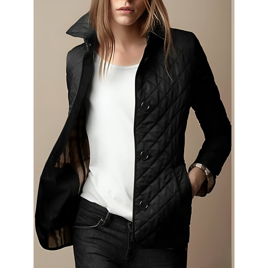 Short quilted jacket