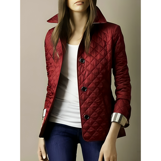 Short quilted jacket