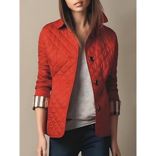 Short quilted jacket