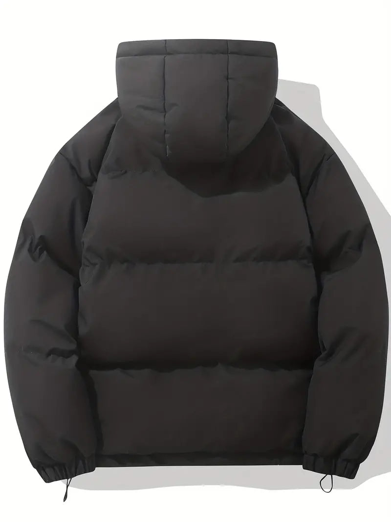 Classic warm hooded jacket for women