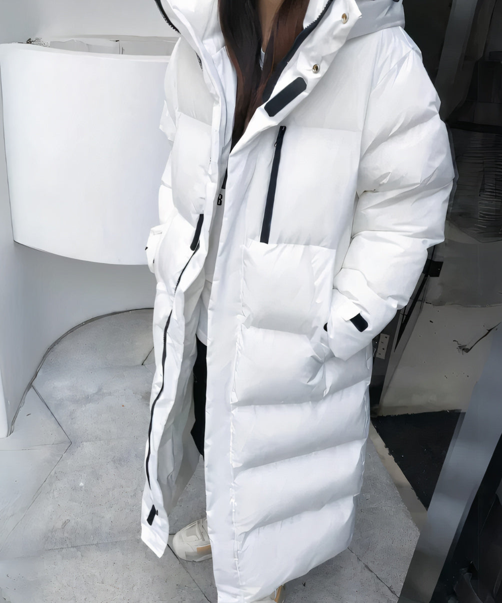 Long Cotton Coat for Women