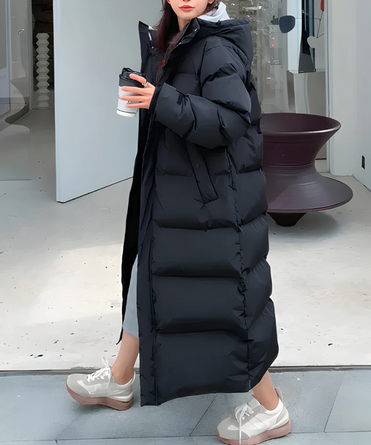 Long Cotton Coat for Women