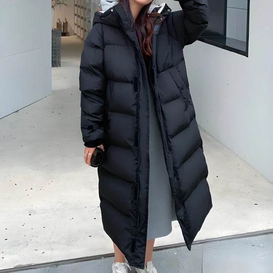 Oversized Padded Long Coats for Women