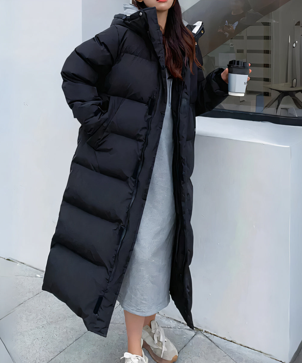 Long Cotton Coat for Women