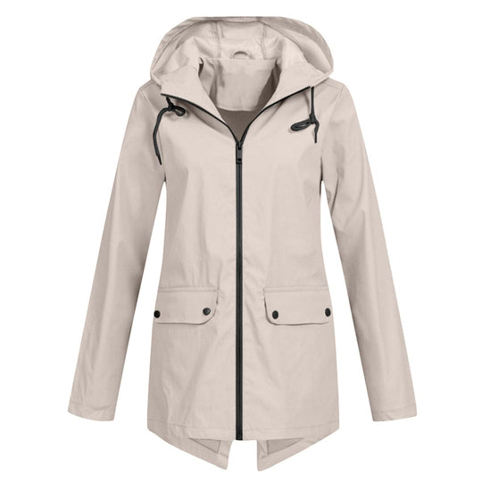 Winter warm waterproof jacket for women with hood