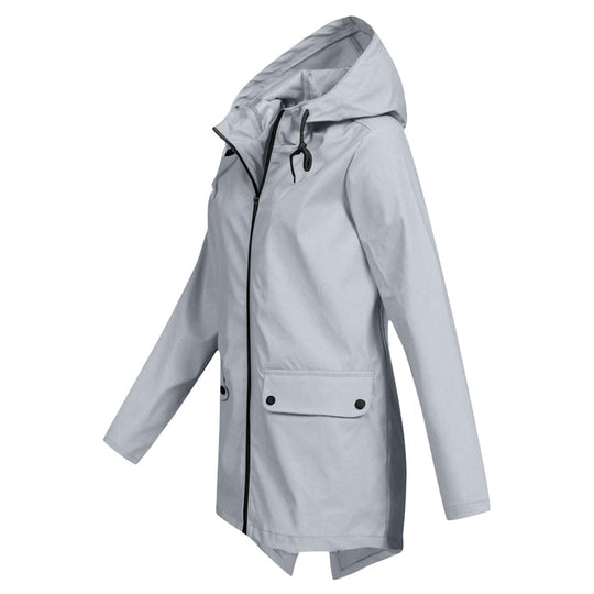 Winter warm waterproof jacket for women with hood