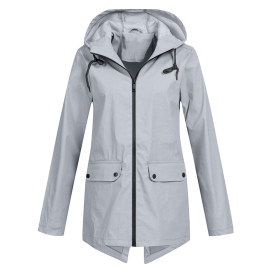 Winter warm waterproof jacket for women with hood