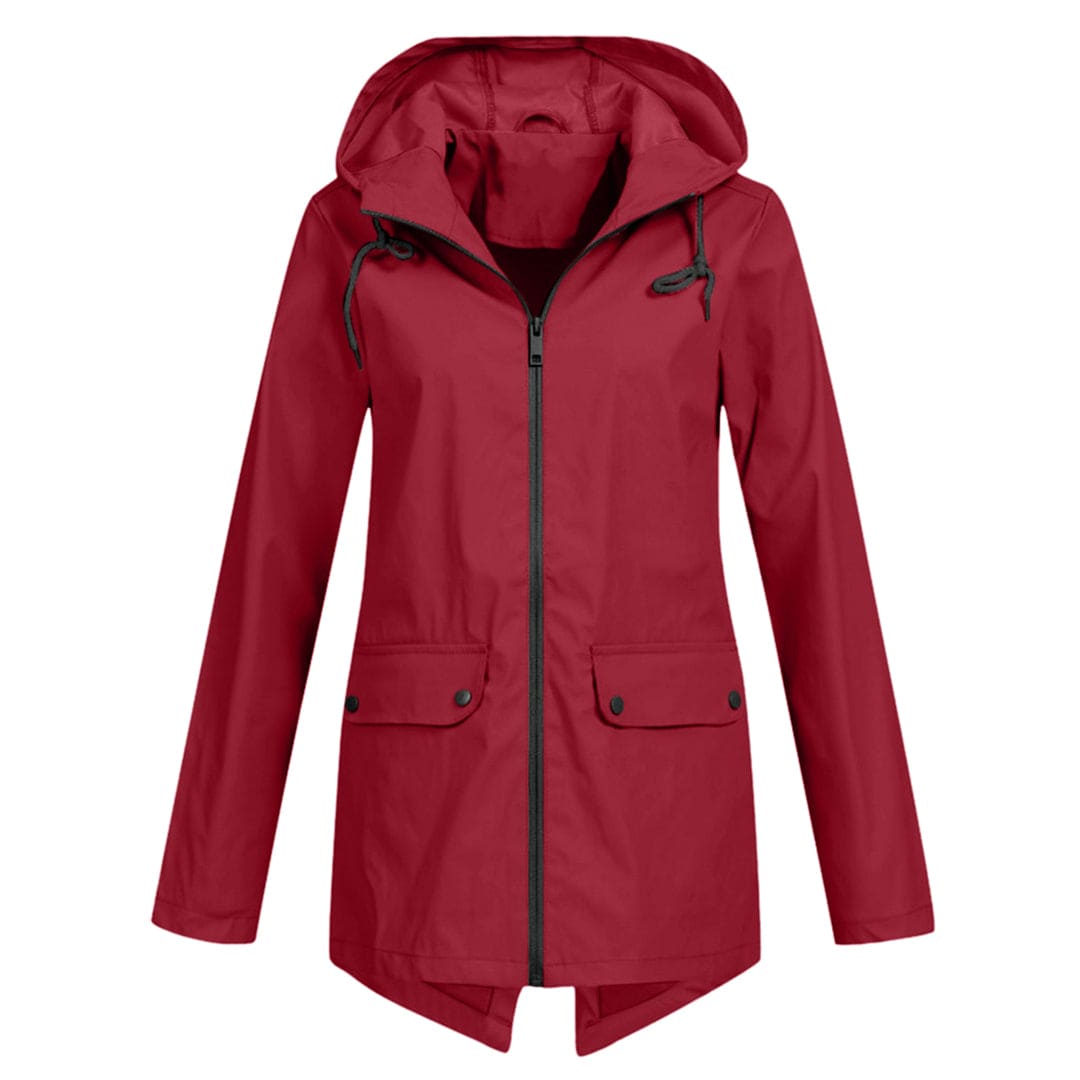 Winter warm waterproof jacket for women with hood