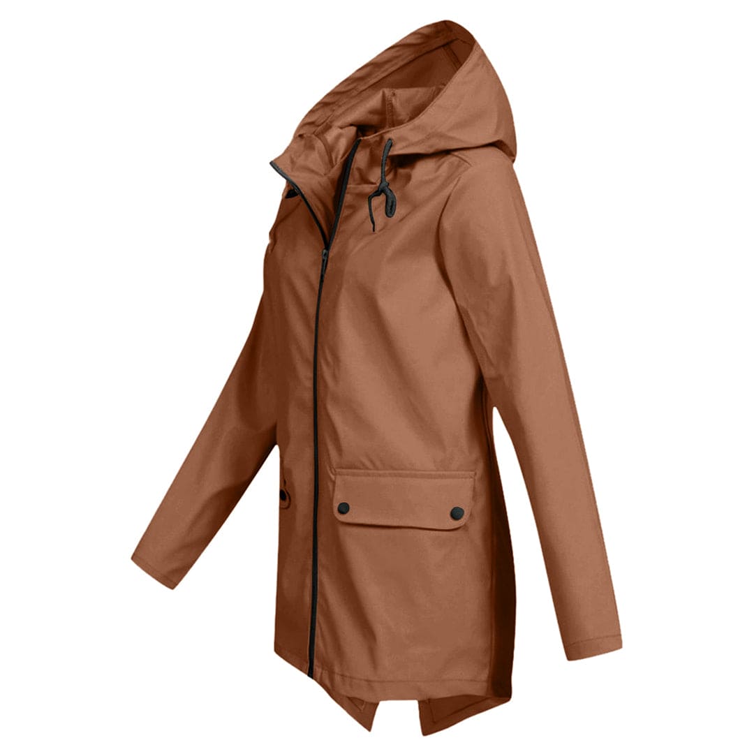 Winter warm waterproof jacket for women with hood