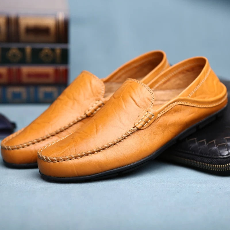 Bequeme Loafer aus Leder