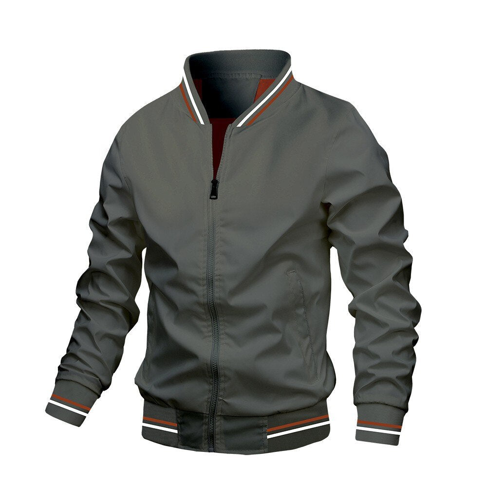 men's zip-up sports jacket