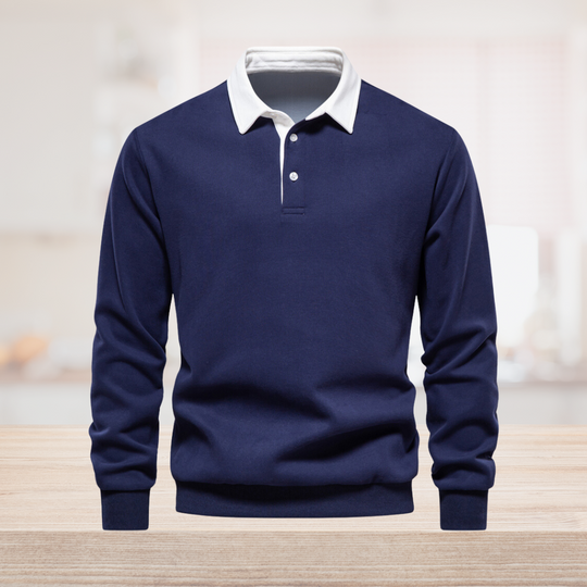 Lässiger Polo-Pullover für Männer