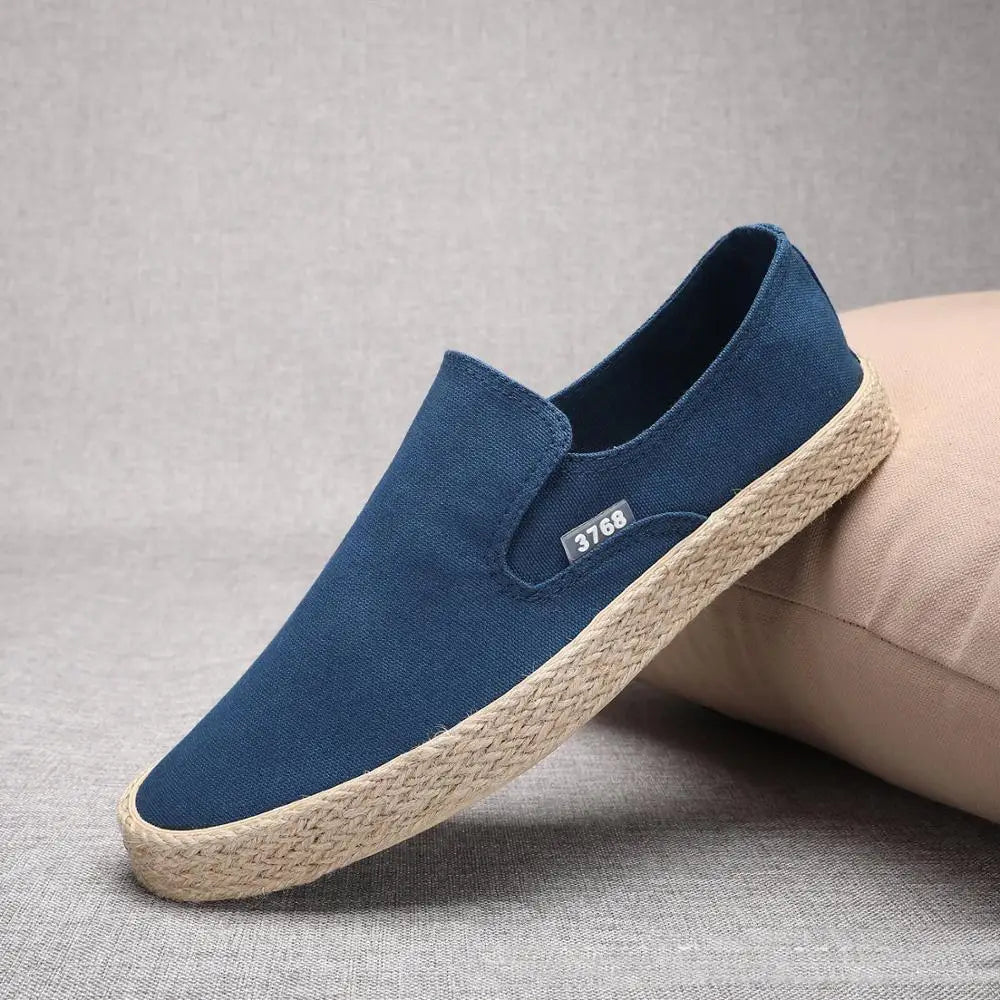 Herren Espadrilles aus weichem Hanf