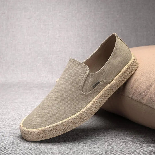 Men's espadrilles made of soft hemp 