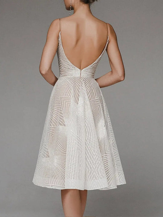 Luxurious Elegant Backless Dress