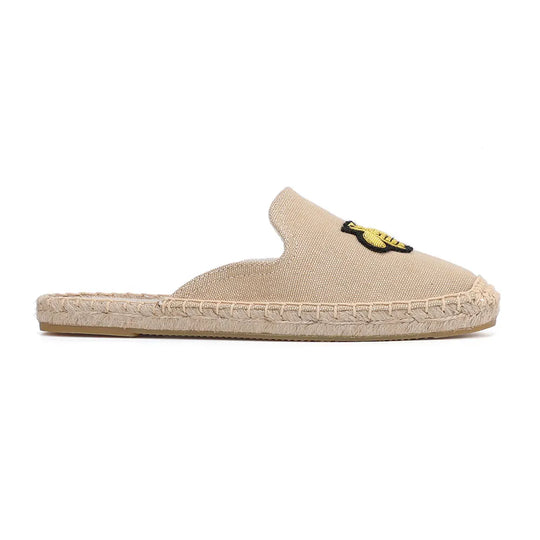 Trendige bestickte Espadrilles