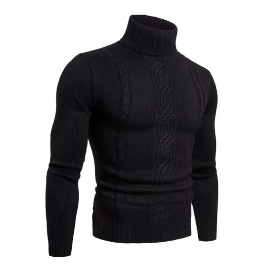 Herren Pullover mit hohem Kragen