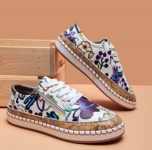 Orthopädische Floral Sneakers für Frauen