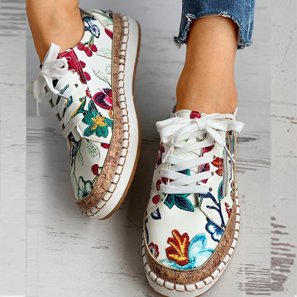 Orthopädische Floral Sneakers für Frauen