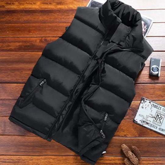 cotton down puffer vest 