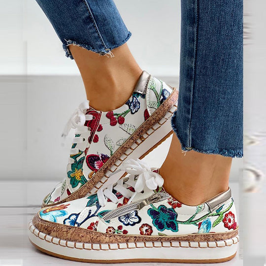 Orthopädische Floral Sneakers für Frauen