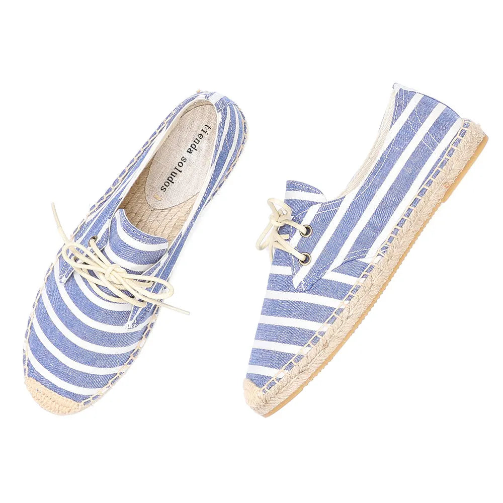 Embroidered espadrille for women