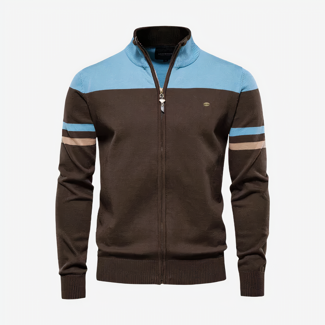 Klassische Zip Up Jacke für Männer