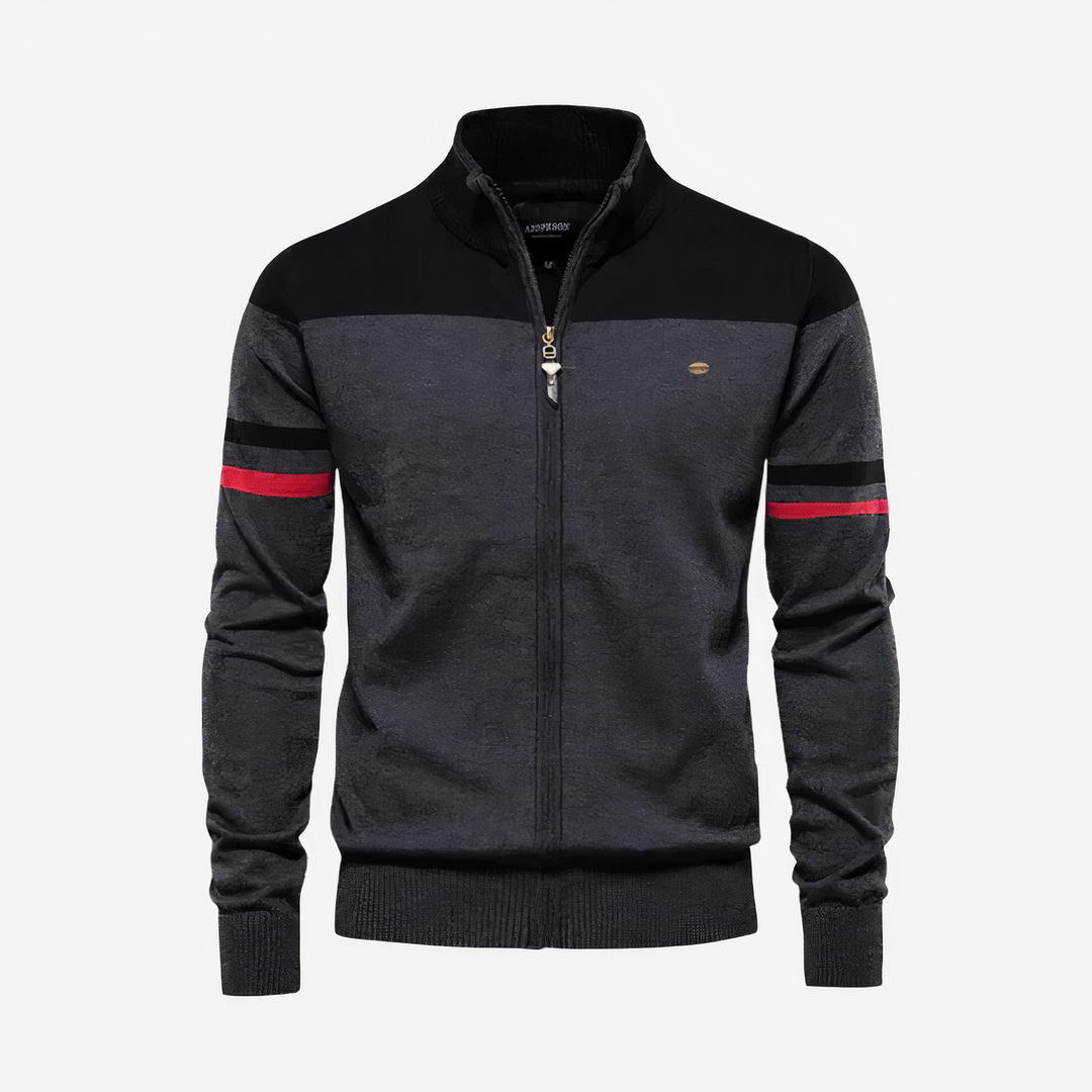 Klassische Zip Up Jacke für Männer