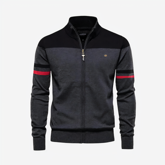 Klassische Zip Up Jacke für Männer