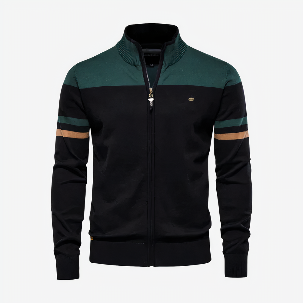 Klassische Zip Up Jacke für Männer