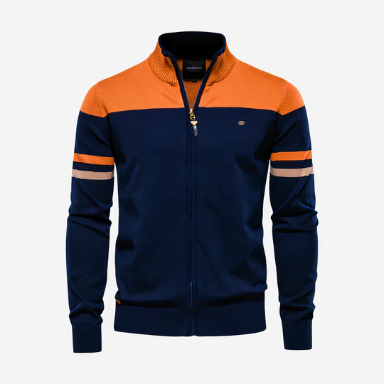 Klassische Zip Up Jacke für Männer