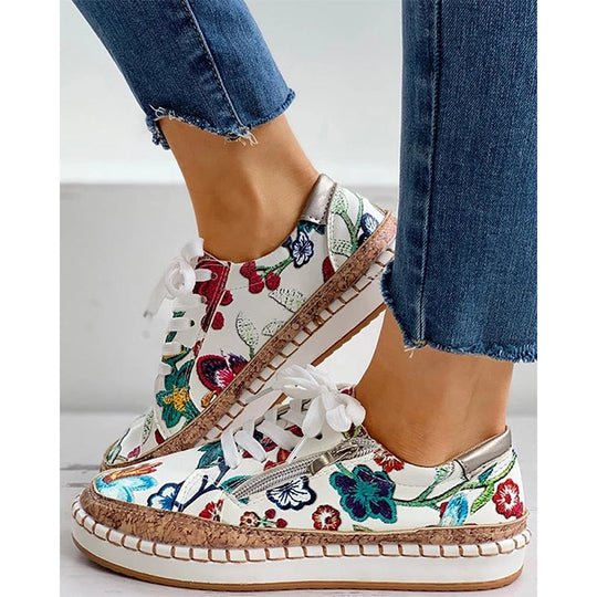 Orthopädische Floral Sneakers für Frauen