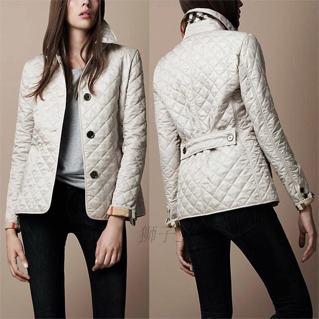 Checkered blazer coat with full sleeves