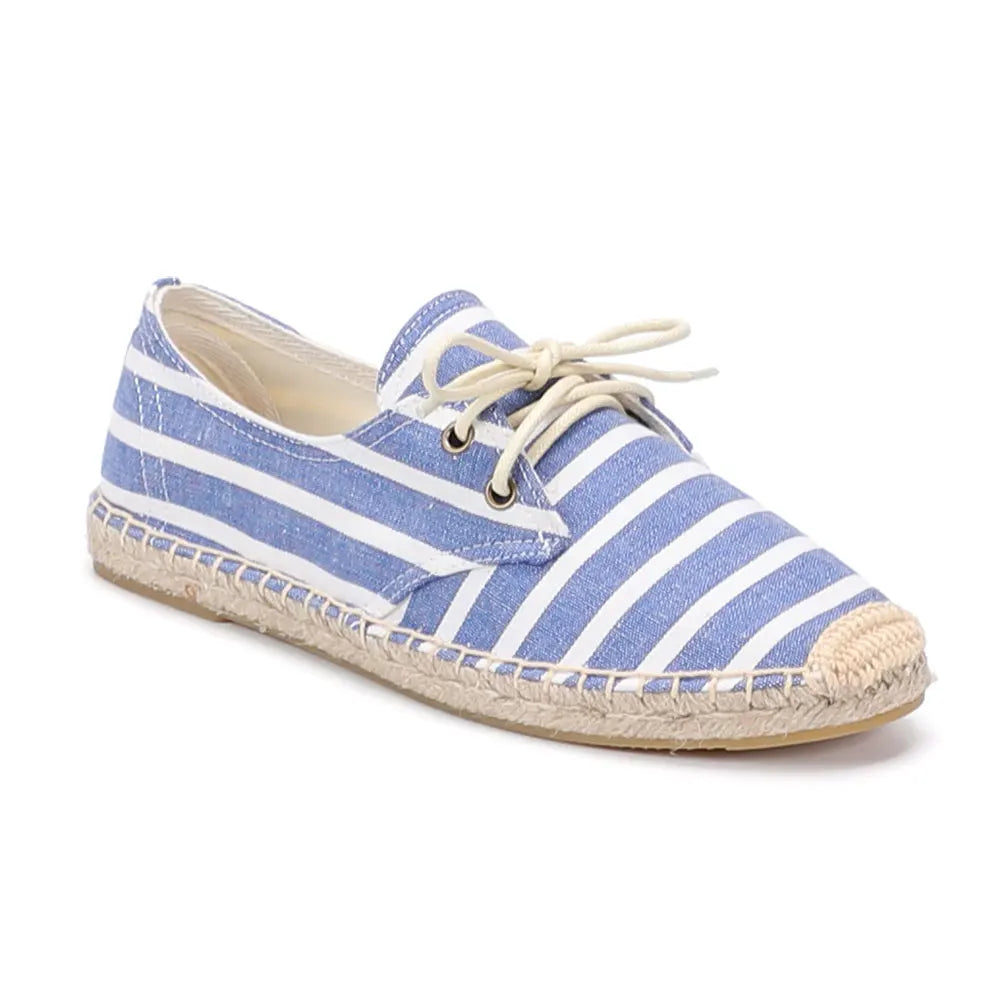 Embroidered espadrille for women