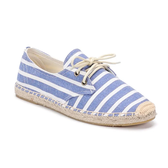 Embroidered espadrille for women